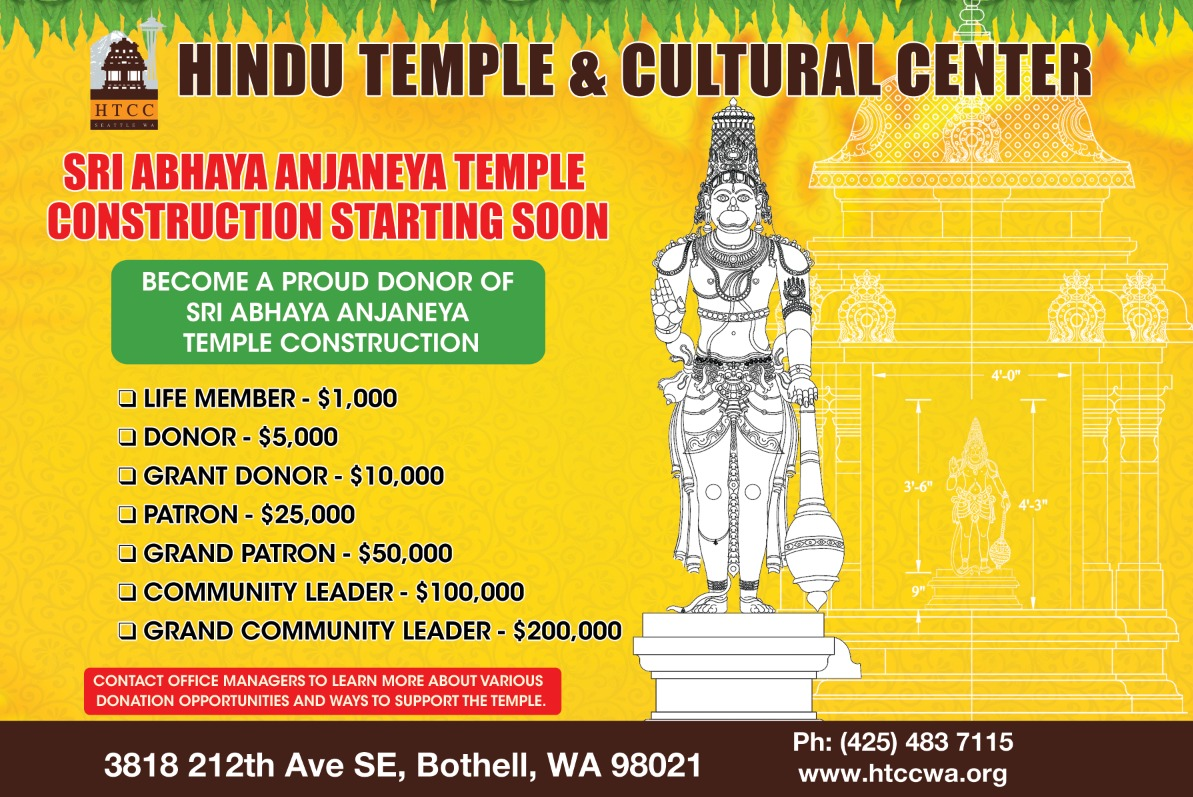 Sri Abhayanjaneya Temple Brick Sponsorship